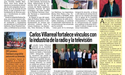 Portada RCG Centro [17 de junio de 2026] Tres órdenes de gobierno atienden contingencia por las lluvias; Carlos Villarreal fortalece vínculos con la industria de la radio y la televisión y más…