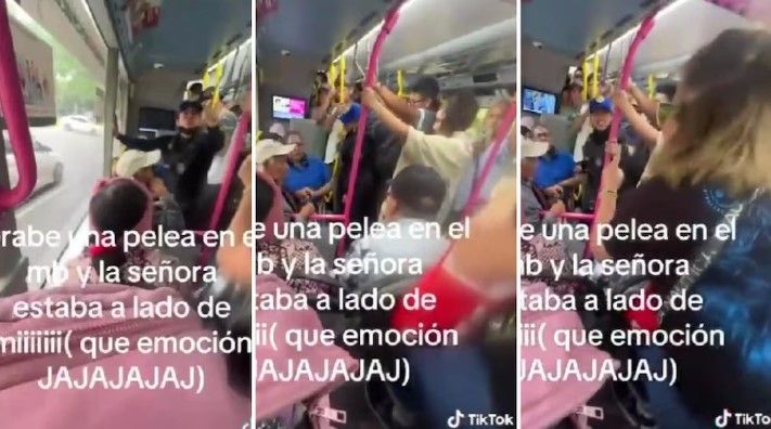 Nace ‘LadyMetrobús’, insulta a hombre en silla de ruedas