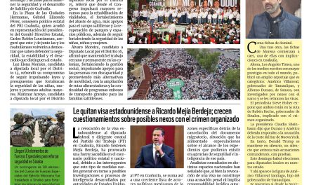 Portada RCG Fronteriza [4 de junio de 2026] Vamos a ganar carro completo de forma contundente: PRI Coahuila; Coloca IMCO a ciudades de Coahuila dentro de las más competitivas y más…