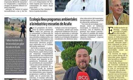 Portada RCG Fronteriza [6 de junio de 2026] Reitera gobernador su solidaridad con Torreón y familia de Román Cepeda; Ecología lleva programas ambientales a la industria y escuelas de Acuña y más…