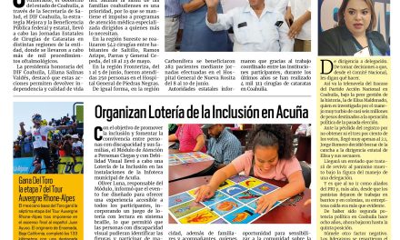 Portada RCG Fronteriza [14 de junio de 2026] Realizan Jornadas Estatales de Cirugías de Cataratas; Fortalecen prevención contra la rickettsiosis en Acuña y más…