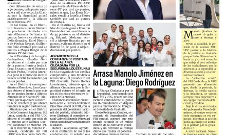Portada RCG Lagunera [8 de junio de 2026] Imponente victoria de Manolo Jiménez 16-0