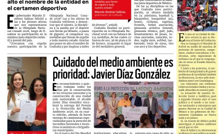 Portada RCG Media [11 de junio de 2026] Felicita Manolo Jiménez a los representantes de la Olimpiada Nacional; cuidado del medio ambiente es prioridad: Javier Díaz y más…