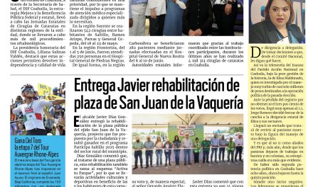 Portada RCG Media [14 de junio de 2026] Realizan Jornadas Estatales de Cirugías de Cataratas; Mercadito de a Peso apoya a 3 mil 500 personas en Paredón y más…