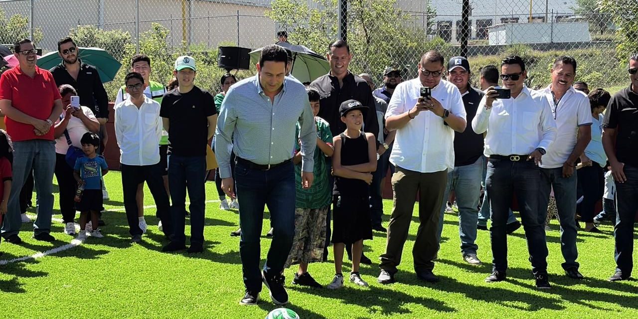 La colonia Morelos estrena cancha mediante el programa Activa Tu Parque