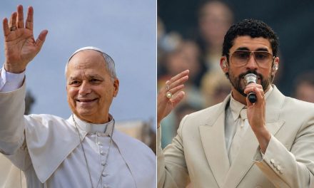 El papa León XIV y Bad Bunny se reúnen en el Santiago Bernabéu