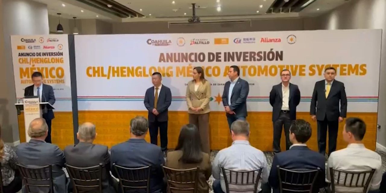 Anuncia llegada empresa China del clúster automotriz
