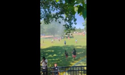 Video: Bomberos en California celebran el último día de clases de una manera muy original