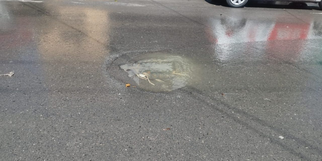 Colapsa red de drenaje en Saltillo por las recientes lluvias