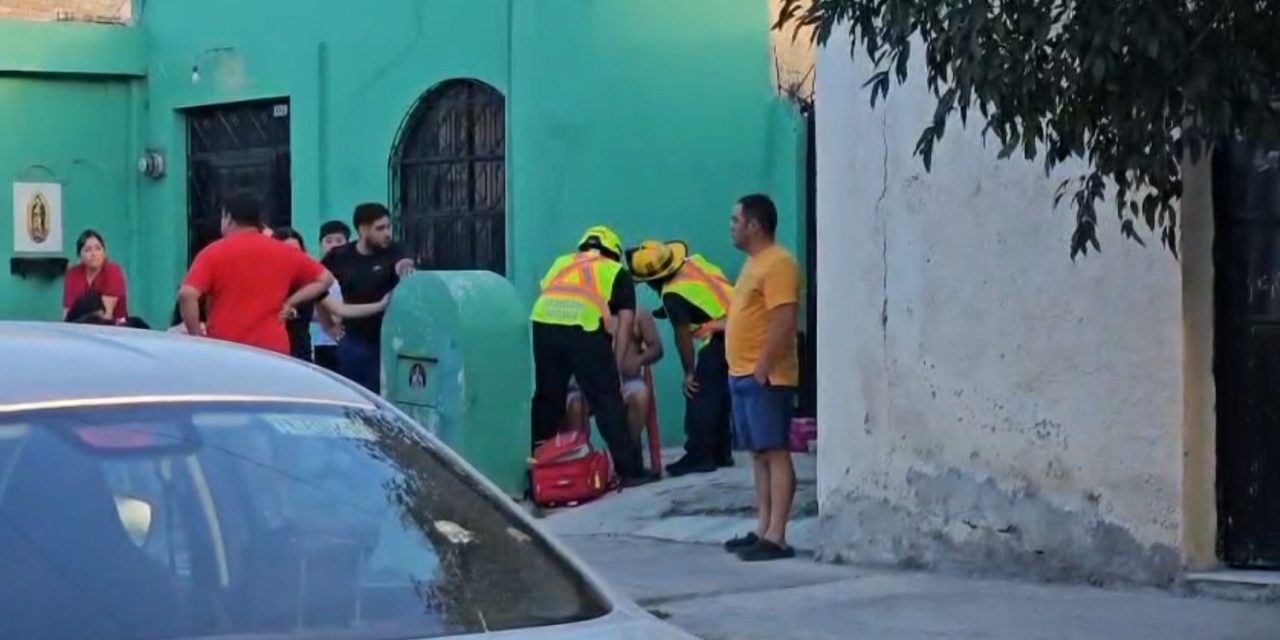 Flamazo durante una discada deja a un hombre lesionado