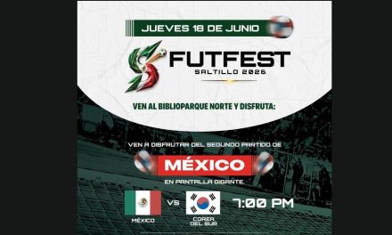 Invitan a disfrutar el segundo partido de México en el FUTFEST Saltillo 2026