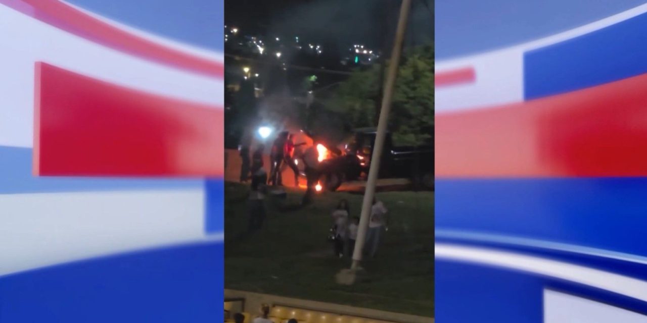 Incendio en plena Expo Clásicos