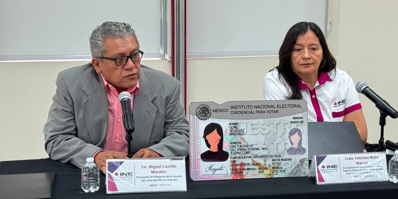 INE Coahuila presenta nuevo modelo de la credencial de elector