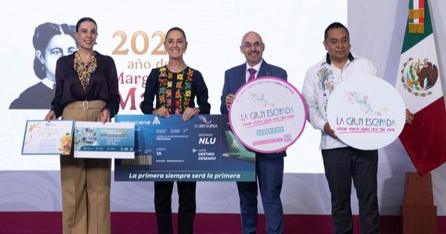 Claudia Sheinbaum destaca las virtudes turísticas del país