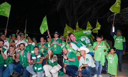 La alianza del Verde es con la gente… con fuerza cierra campaña Areli Flores