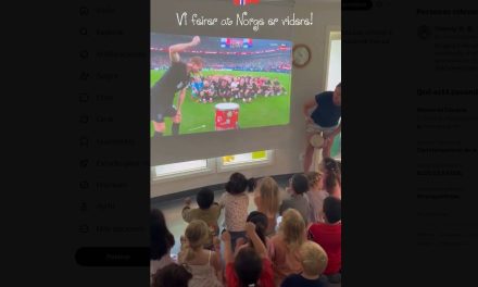 Fiebre nórdica: Niños noruegos se vuelven virales al unirse al ‘remo vikingo’ desde la sala de su casa