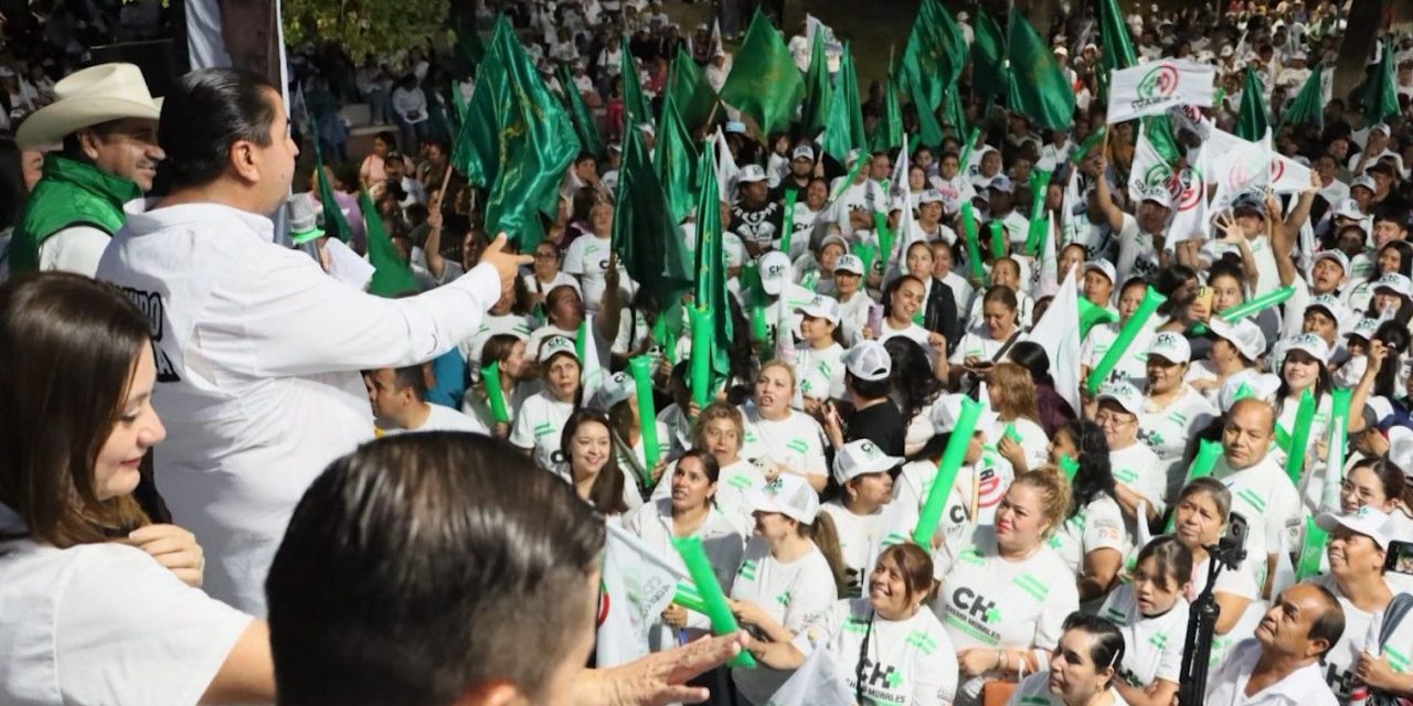 Cierra Chema su campaña en Parras
