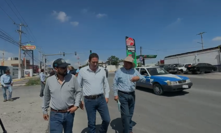 Acude Javier Díaz a supervisar obras de rehabilitación en Otilio