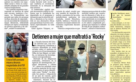 Portada RCG Carbonífera [22 de julio de 2026] Aumenta el número de consultas del Programa de Telemedicina; detienen a mujer que maltrató a ‘Rocky’ más…