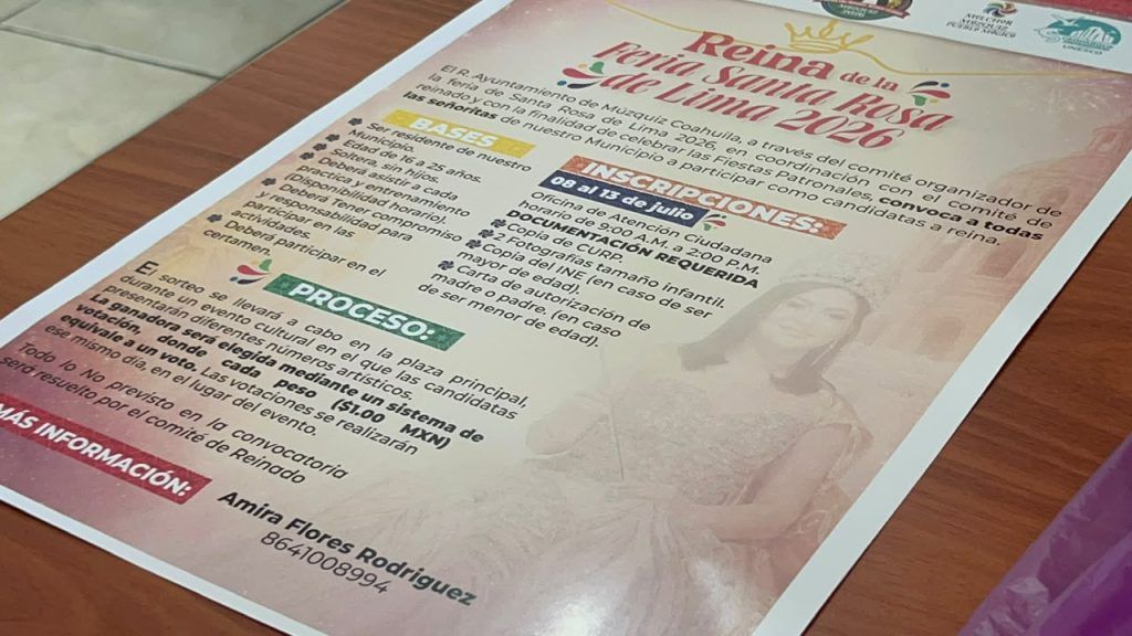 Avanza proceso para elegir a la reina de la Feria Santa Rosa de Lima