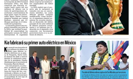 Portada RCG Nacional e Internacional [30 de julio de 2026] FIFA buscaría ‘privatizar’ la Copa del Mundo; Kia fabricará su primer auto eléctrico en México y más…