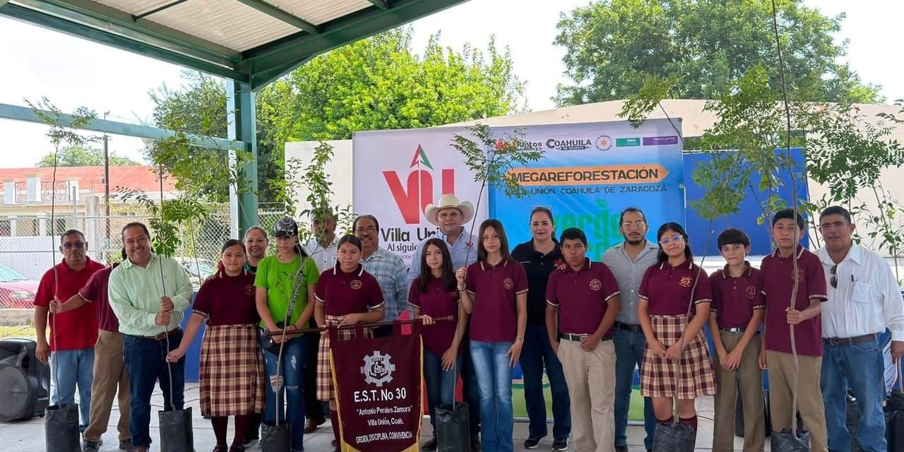 Plantan más de 100 mil árboles en los 38 municipios del estado
