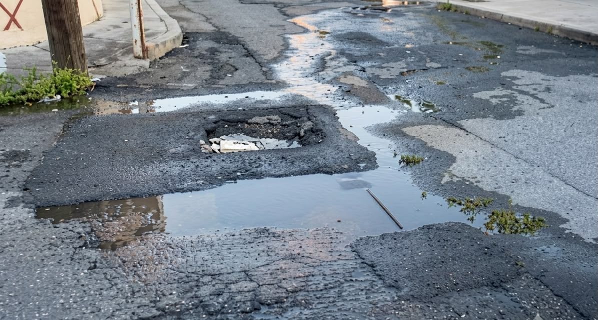 Aguas negras y malos olores afectan a comercios y viviendas en el Centro de Saltillo