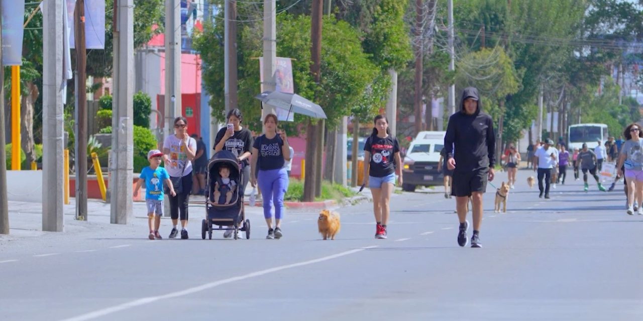 Asisten a pasear y activarse a la Ruta Recreativa