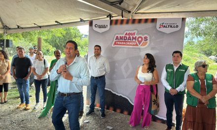 Javier Díaz entrega construcción de pavimento en la colonia Nueva Esperanza