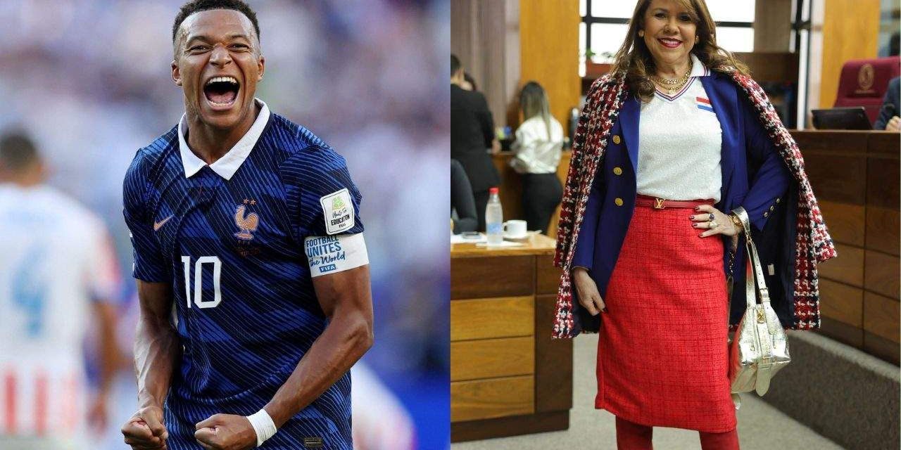 ¿Qué pasó entre Mbappé y la senadora paraguaya Celeste Amarilla?