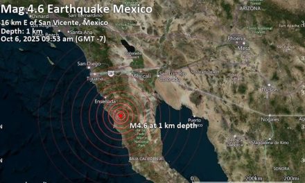 Registran 16 sismos en menos de 24 horas en el Golfo de California; el mayor fue de 6.1 grados