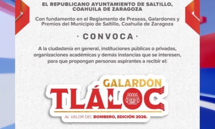 Últimos días para proponer candidatos al Galardón Tláloc 2026