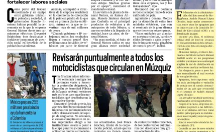 Portada RCG Carbonífera [12 de agosto de 2026] En alianza con la iniciativa privada, hacemos grandes cosas por Coahuila: Manolo; revisarán puntualmente a motociclistas que circulan en Múzquiz y más…