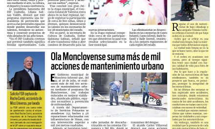 Portada RCG Centro [2 de agosto de 2026] Programa Vive Libre Sin Drogas fomenta la participación juvenil; Organizarán primer Mercadito de Regreso a Clases en Frontera y más…