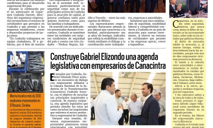 Portada RCG Centro [19 de agosto de 2026] Destaca Coparmex Nacional a Coahuila por su seguridad y paz laboral; construye Gabriel Elizondo agenda legislativa con empresarios de Canacintra y más…
