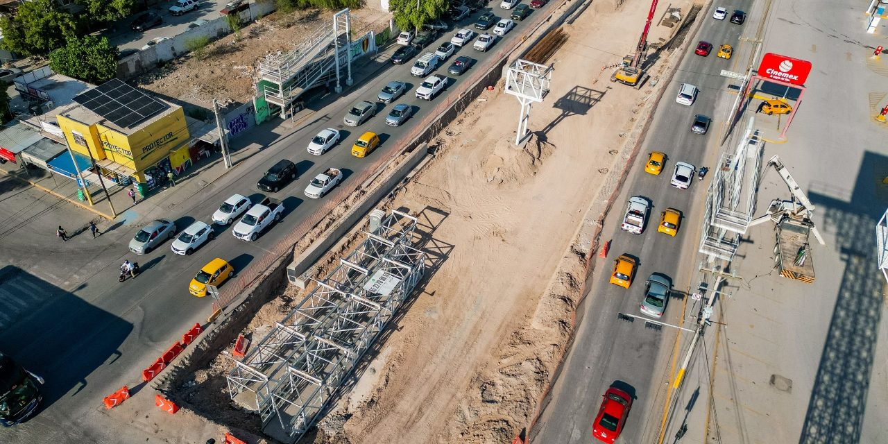 Avanza la construcción del Sistema Vial Oriente en Torreón