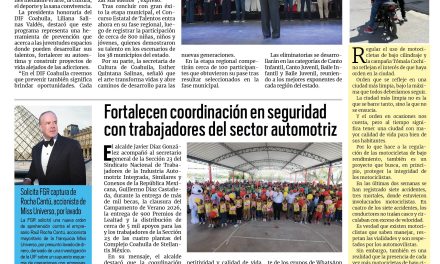 Portada RCG Media [2 de agosto de 2026] Programa Vive Libre Sin Drogas fomenta la participación juvenil; Consolida DIF Ramos Arizpe atención integral para las familias y más…