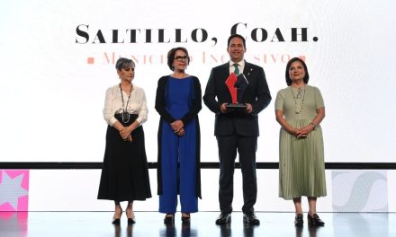 Saltillo es reconocido nuevamente a nivel nacional; recibe galardón por el impulso a la inclusión