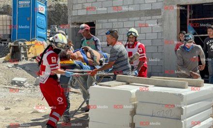 Albañil resulta gravemente herido tras caer de más de 5 metros