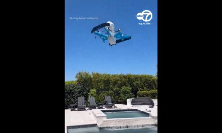 Fallo en entrega de Amazon: Drone deja caer paquete en la piscina de una clienta en Texas