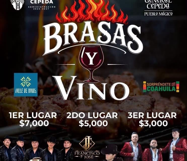 Todo listo para ‘Brasas y Vino’ en General Cepeda