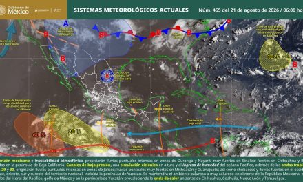Protección Civil mantiene vigilancia ante pronóstico de lluvias y chubascos en la región sureste y laguna de Coahuila