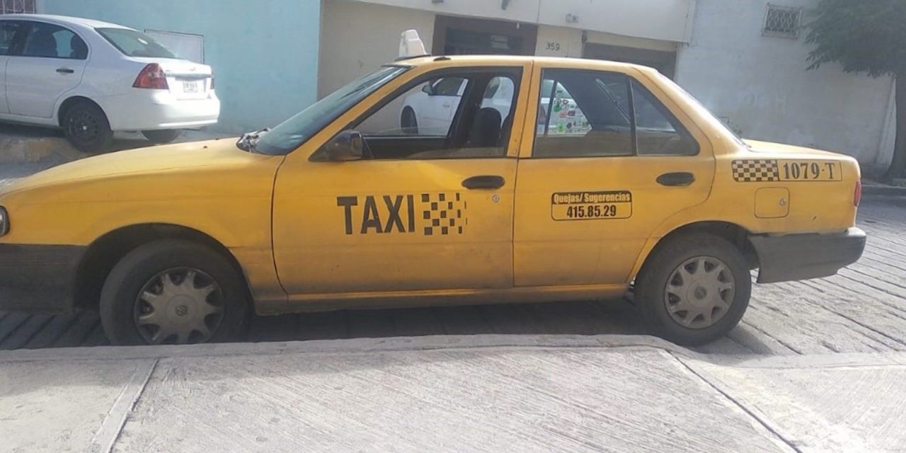 Dos veces roban el mismo taxi en Saltillo