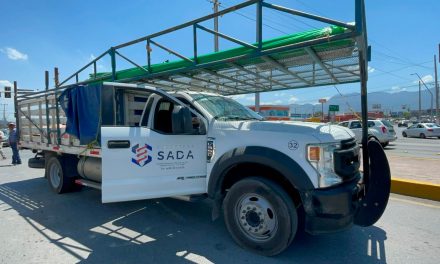 Motociclista sale lesionado tras accidente en Saltillo