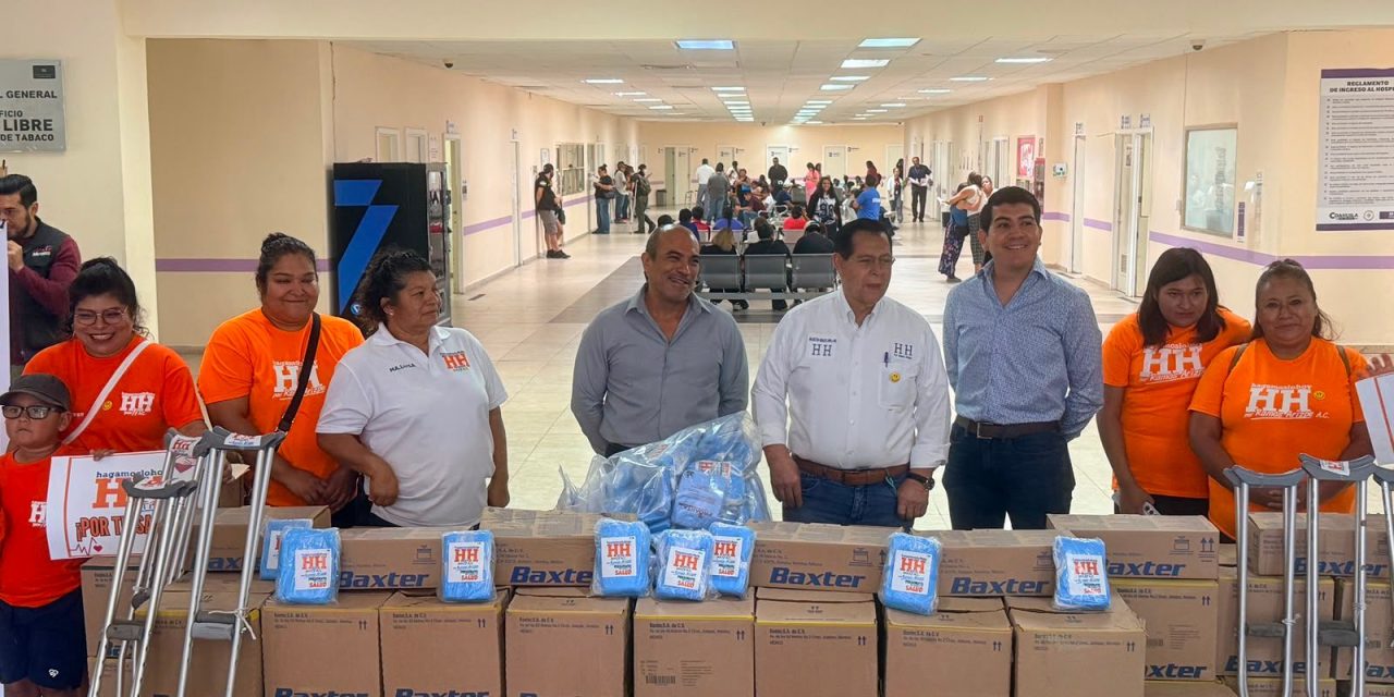 Hospital General recibe donaciones de la asociación ‘Hagámoslo Hoy’