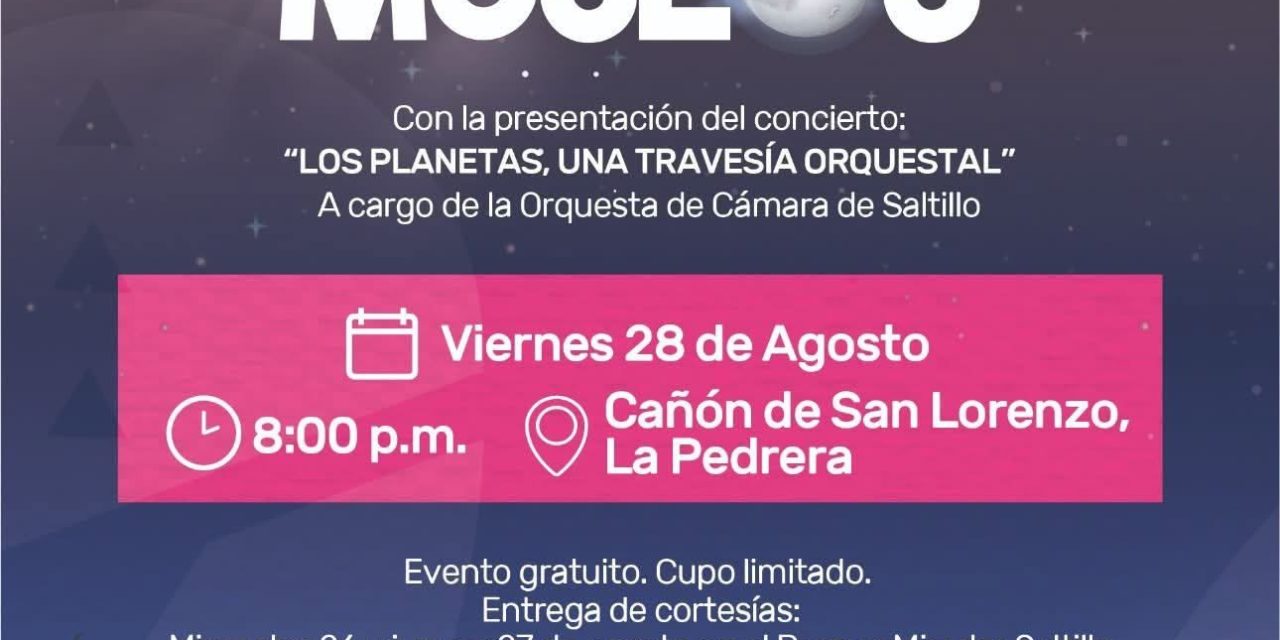 Se llevará a cabo Noche de Museos en el Calón de San Lorenzo