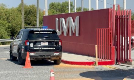 Refuerzan vigilancia al exterior de la UVM tras amenaza con arma