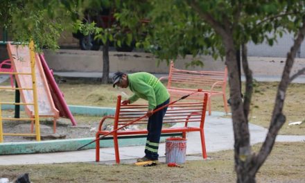 Refuerza el alcalde Javier Díaz acciones de embellecimiento en plaza de la Condesa