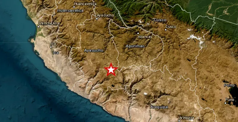 Terremoto de magnitud 7.2 sacude el sur de Perú