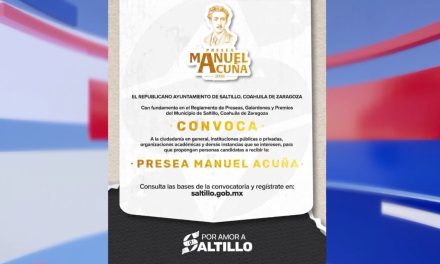 Últimos días para proponer candidatos a la Presea Manuel Acuña